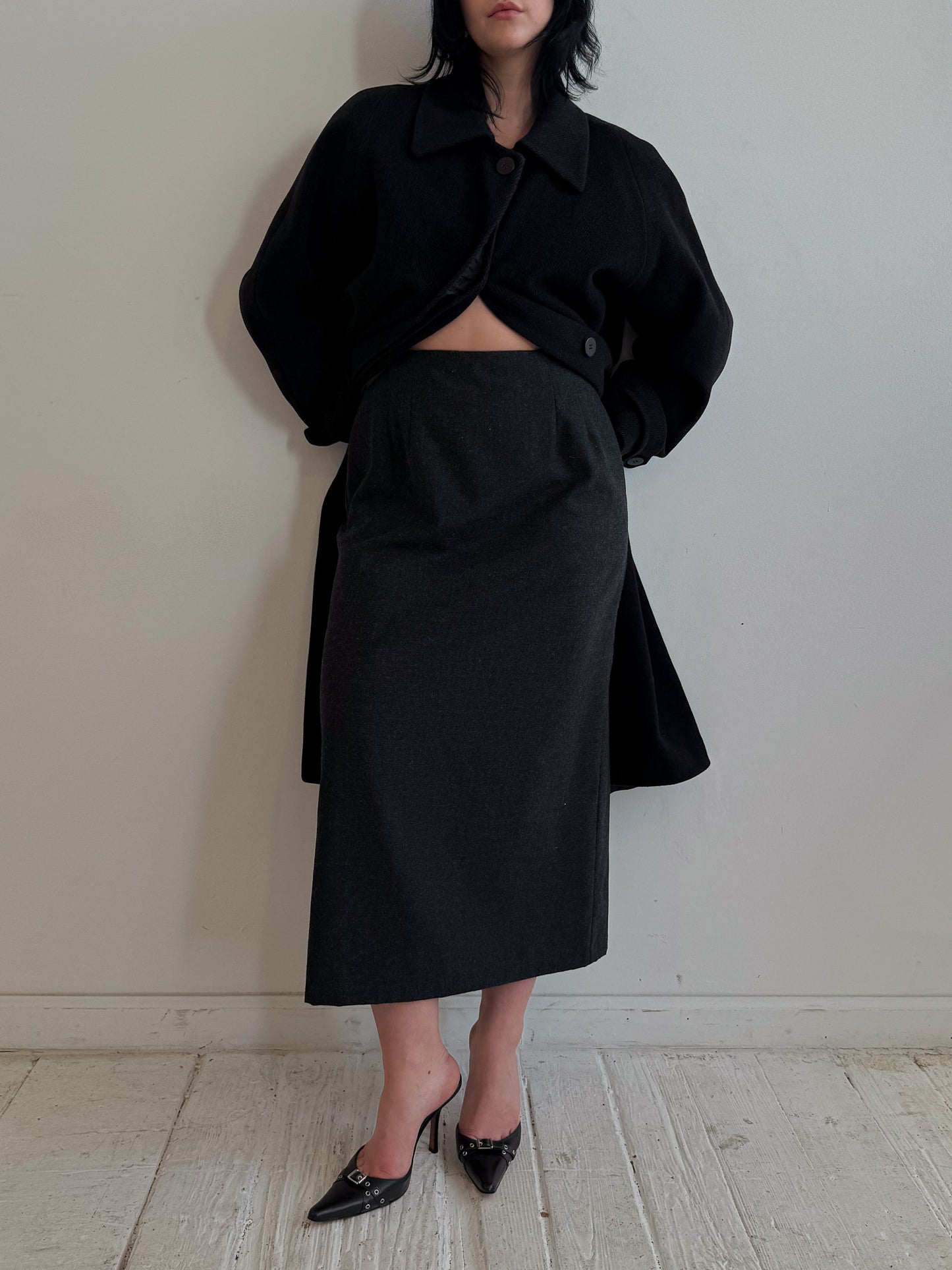 Wool Maxi Skirt