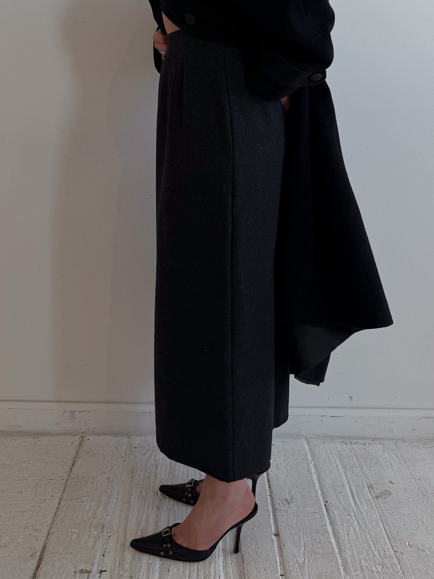 Wool Maxi Skirt