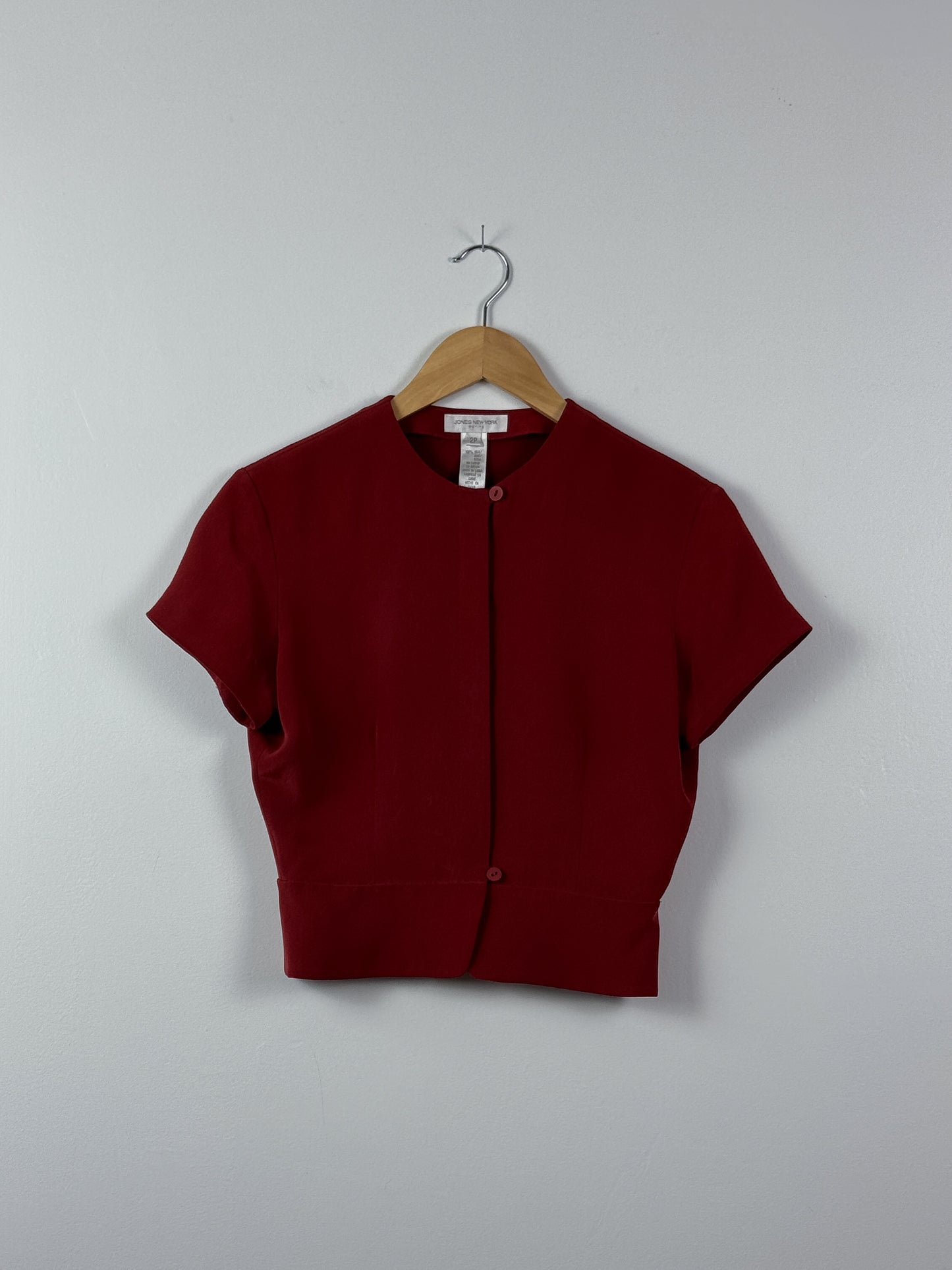 Vintage Short Sleeve Blouse