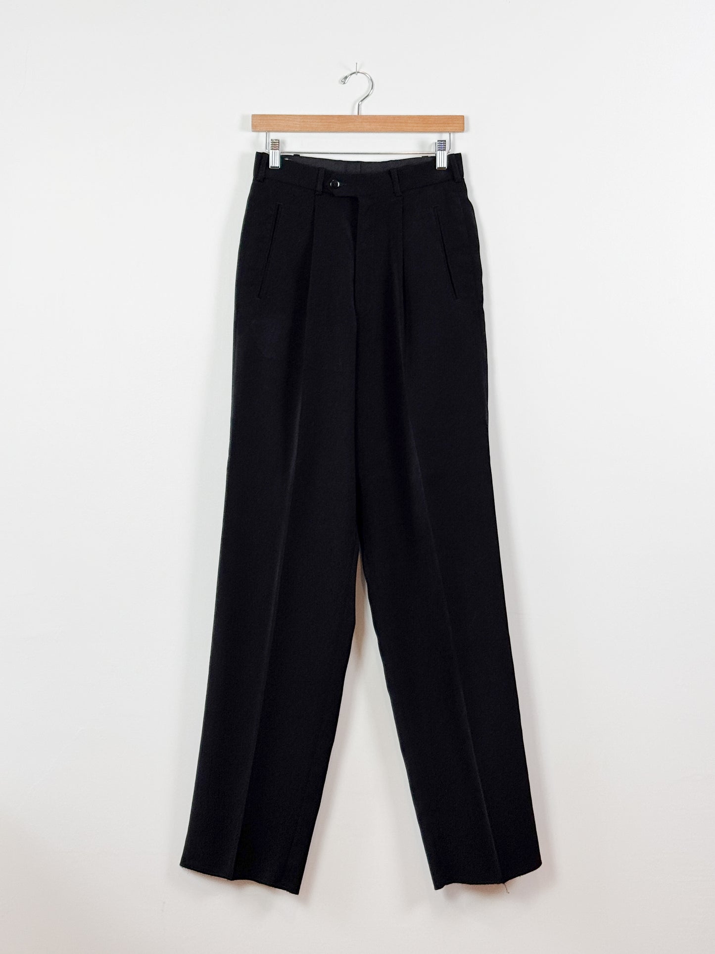 High Waisted Black Trousers