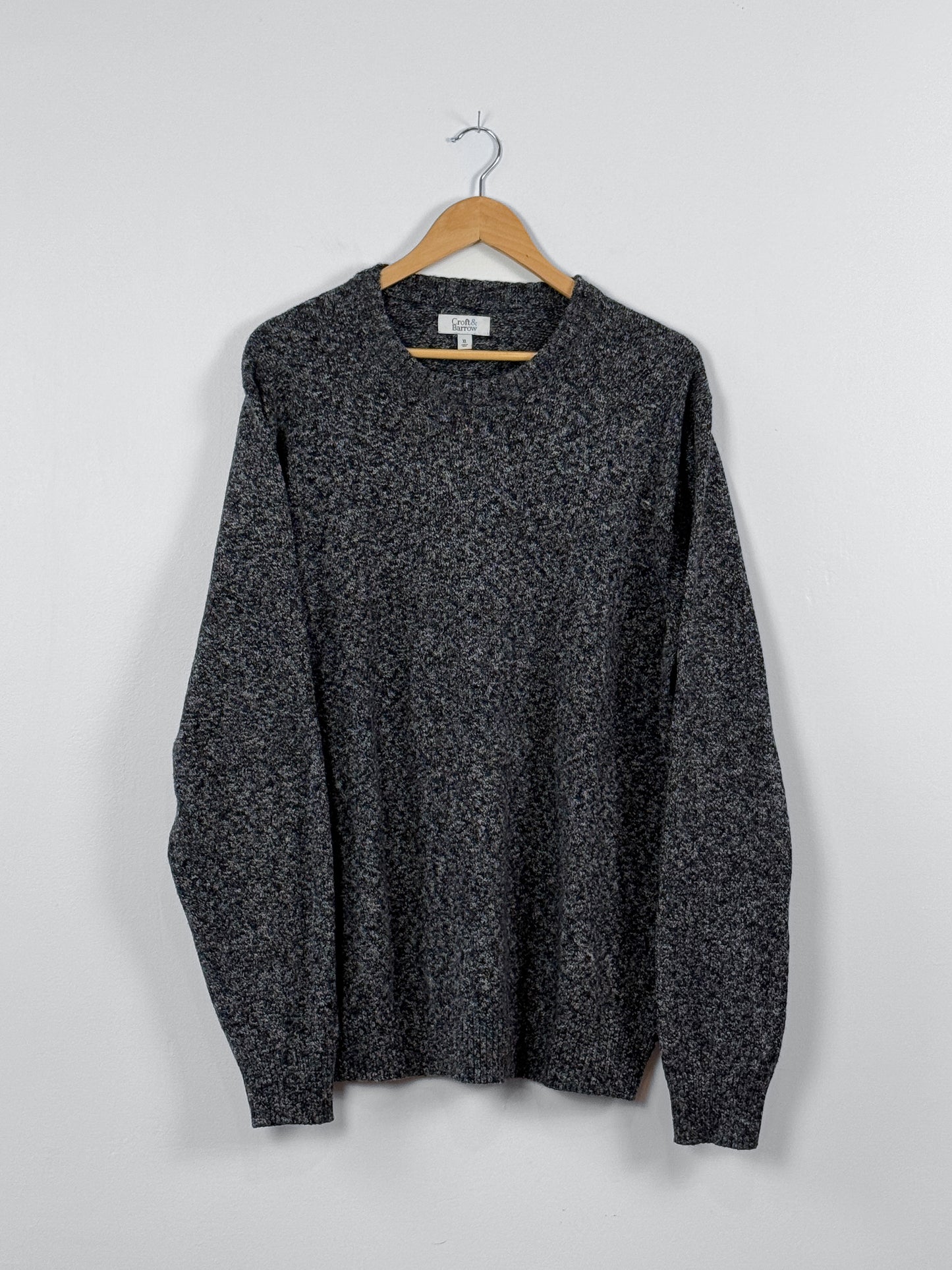 Marled Grey Crewneck Sweater