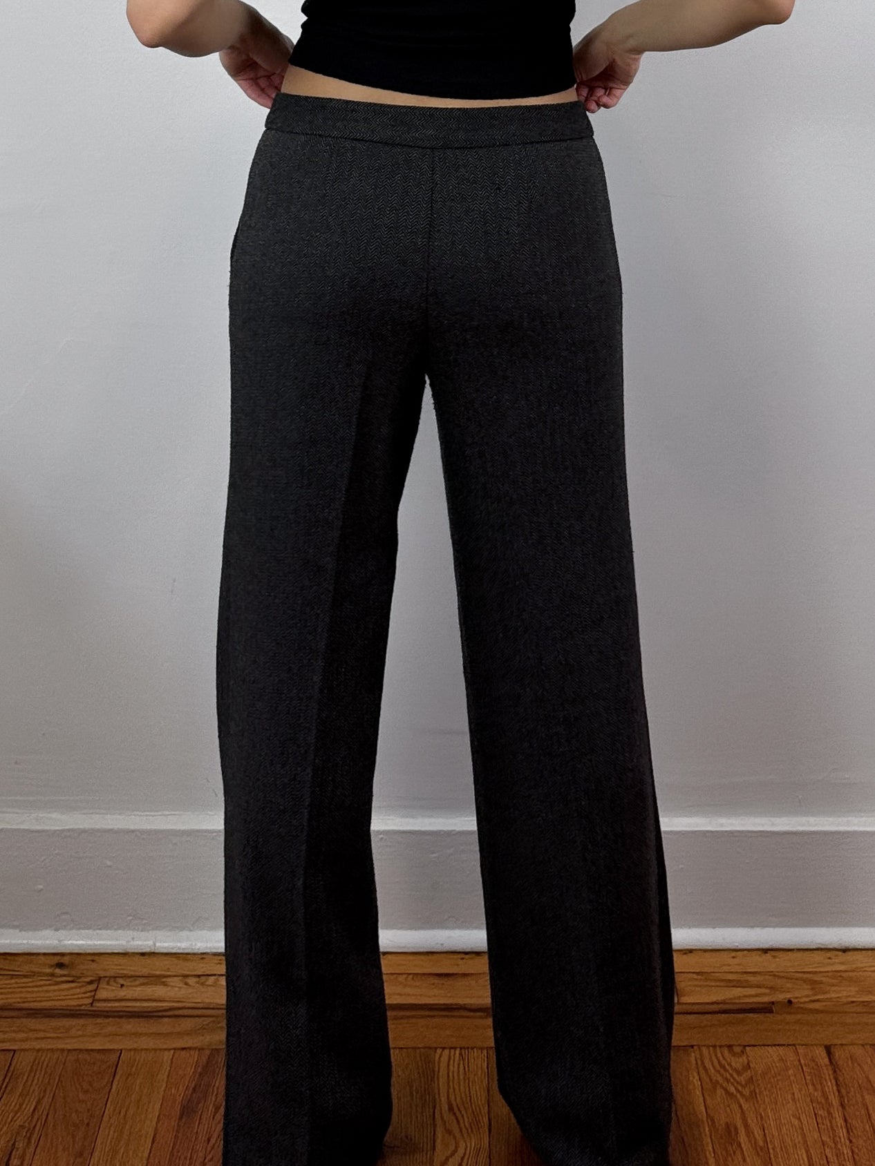 Straight Leg Low Rise Trouser