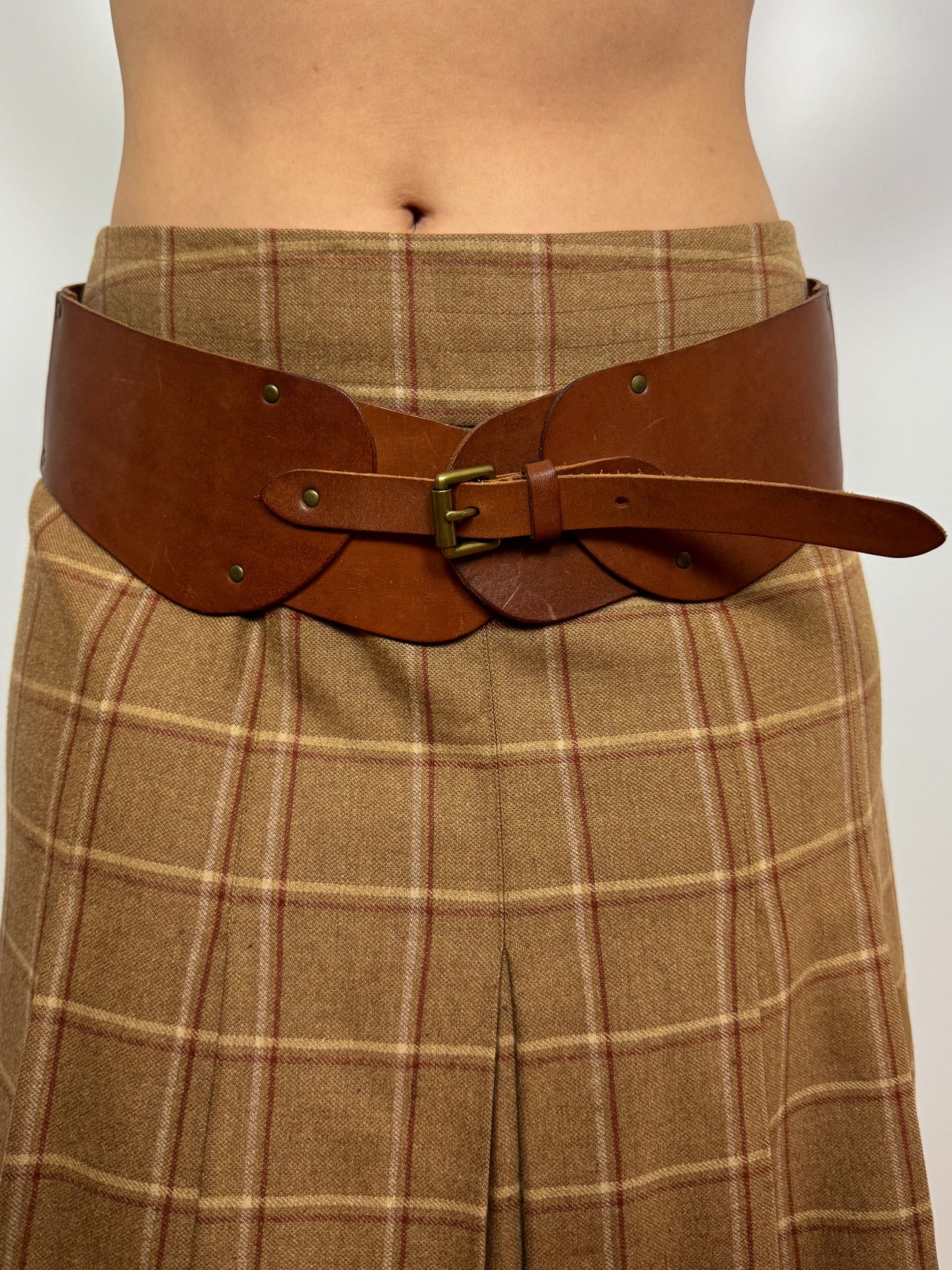 Banana Republic Thick Brown Leather Belt
