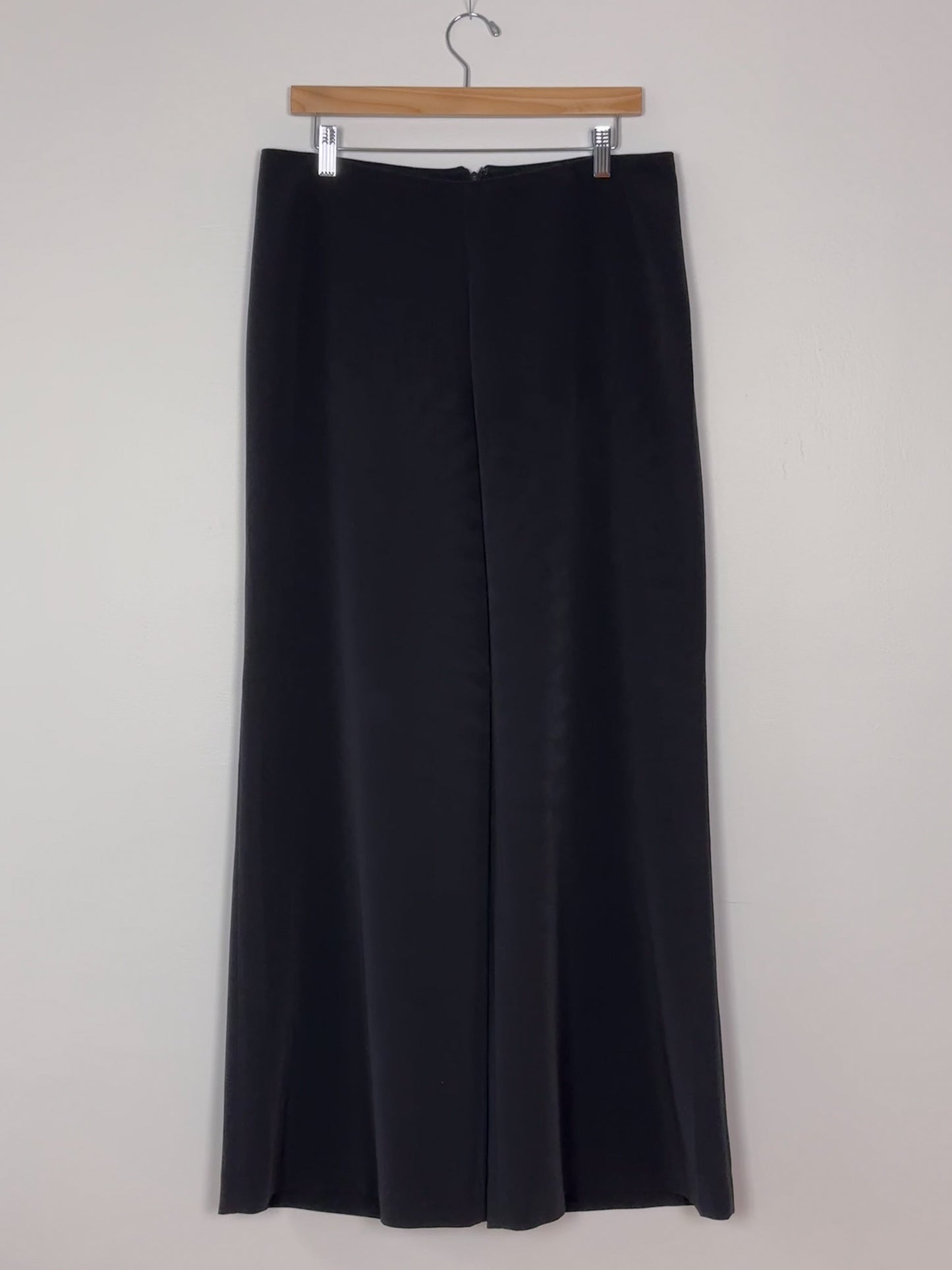 Wide Leg Black Trousers