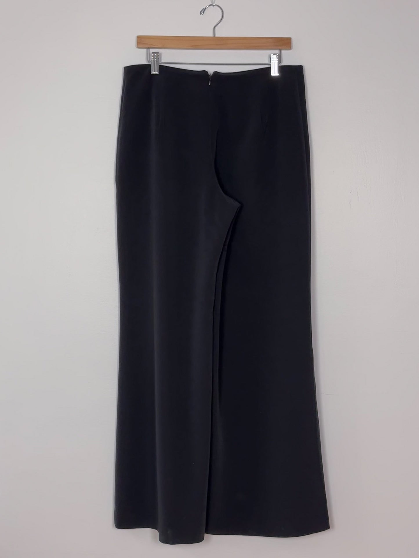 Wide Leg Black Trousers