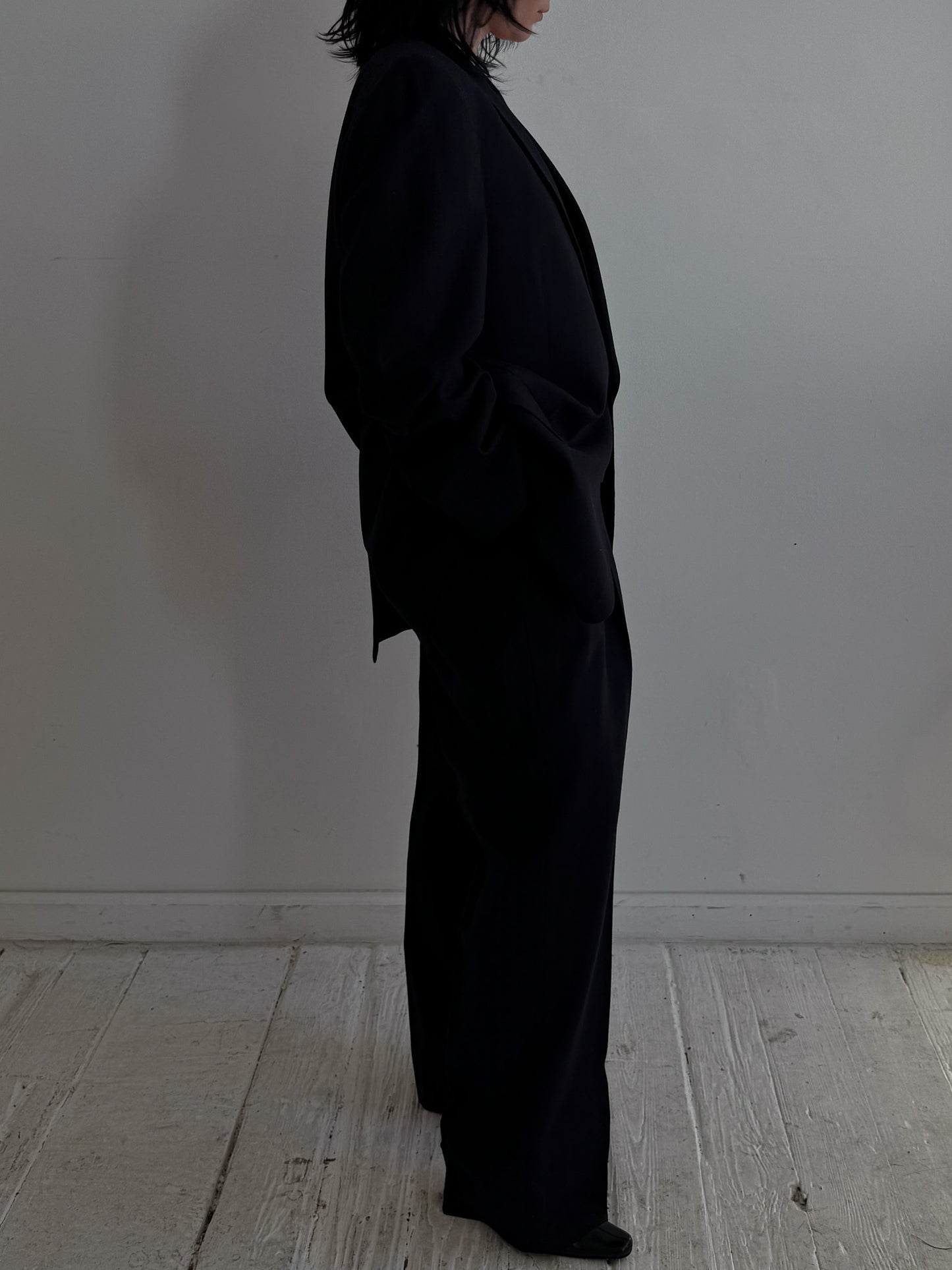 Burberry Navy Pinstripe Suit