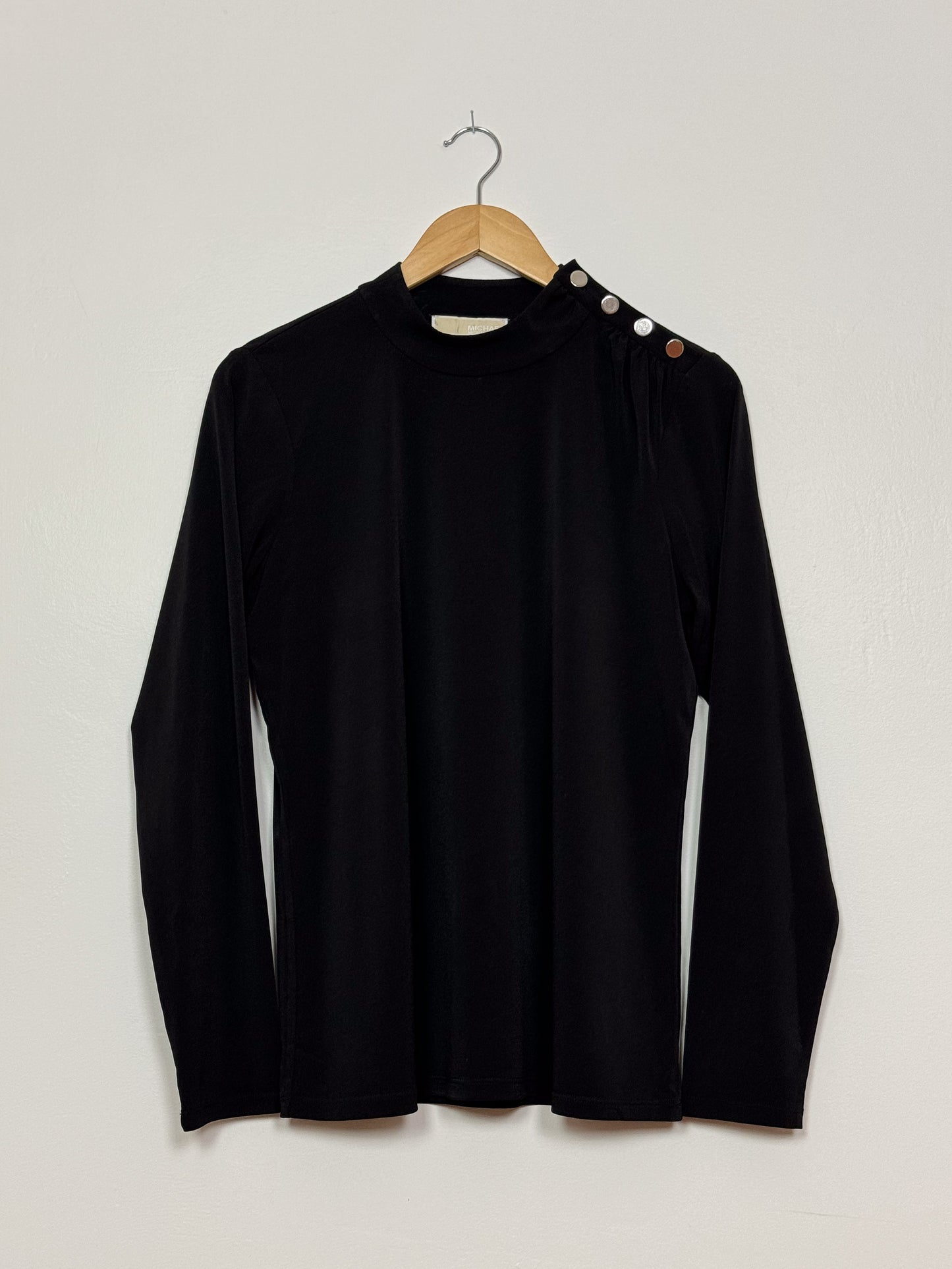 Micheal Kors Black Long Sleeve Knit