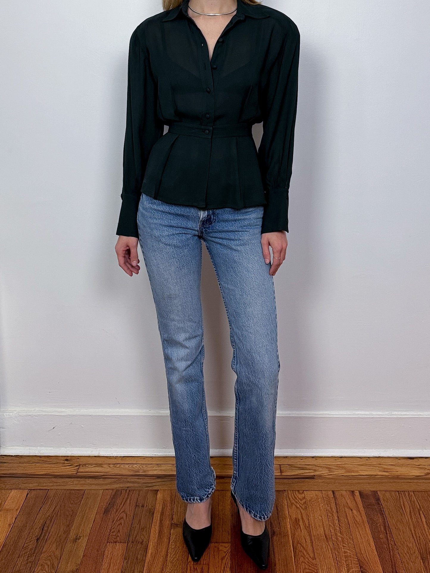 Vintage Jones New York Petite Blouse