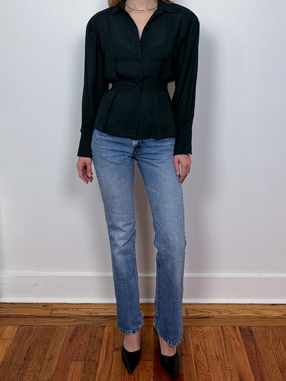 Vintage Jones New York Petite Blouse
