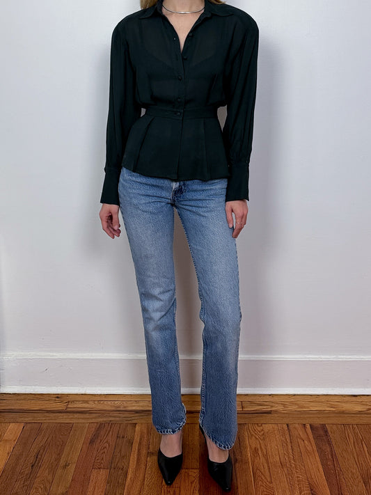 Vintage Jones New York Petite Blouse