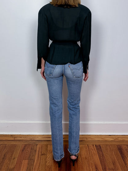 Vintage Jones New York Petite Blouse