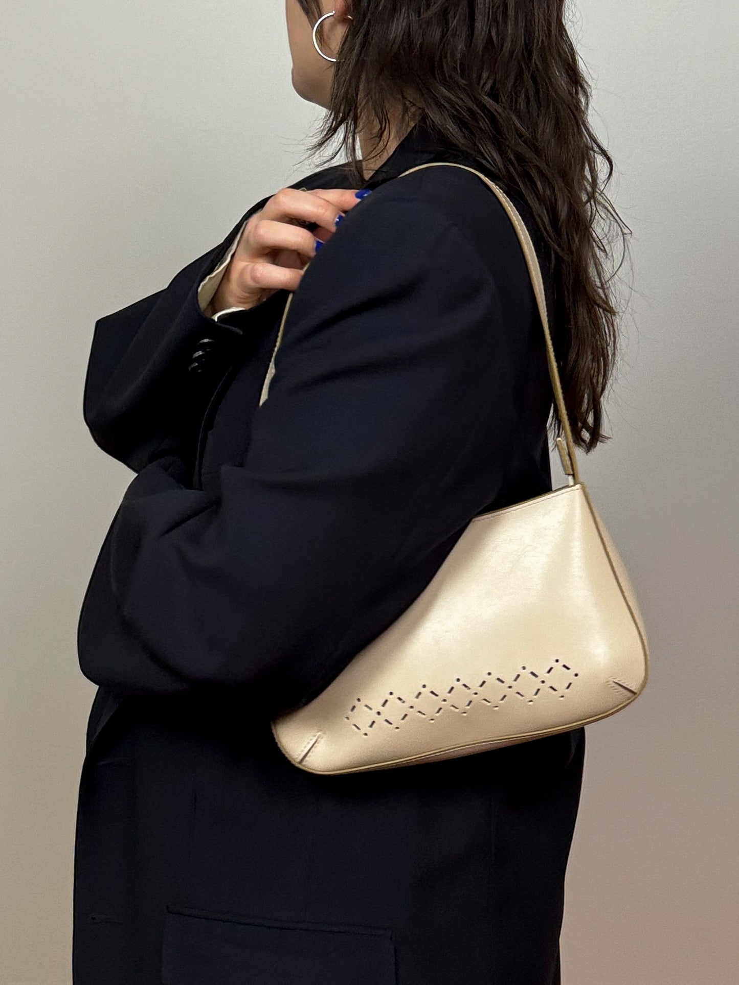 Cream Shoulder Bag