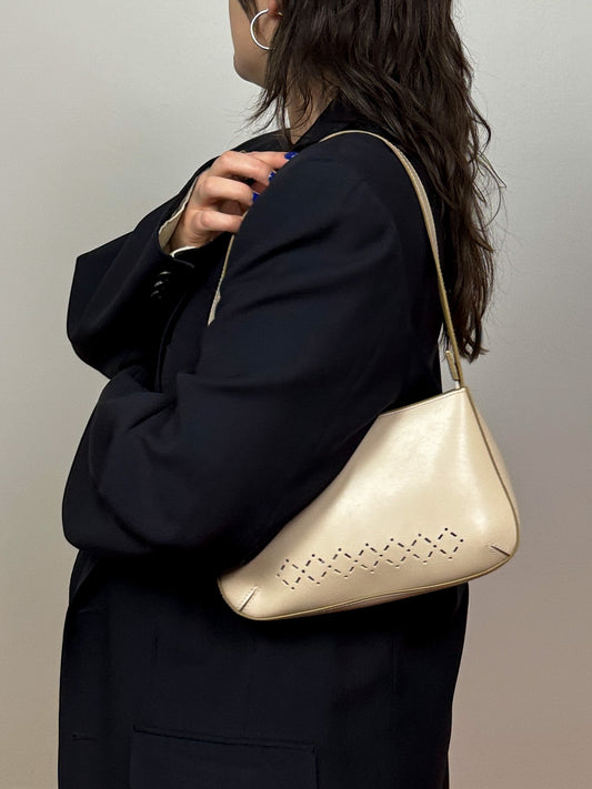 Cream Shoulder Bag