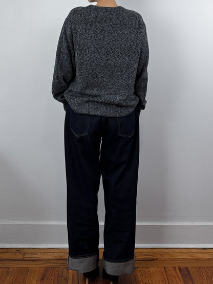 Marled Grey Crewneck Sweater
