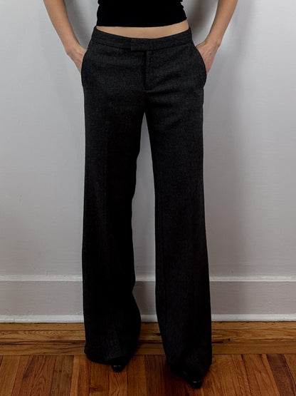 Straight Leg Low Rise Trouser
